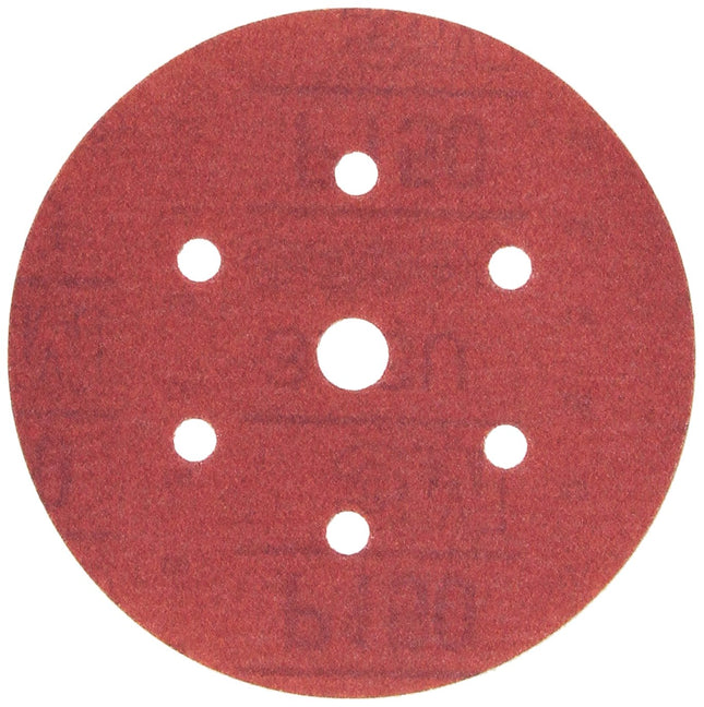 3M 01144 Hookit Red 6" P150 Grit Dust-Free Abrasiv
