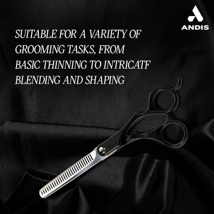 Andis 80645 6.5in Thinning Shears, Right-Handed, Stainless Steel