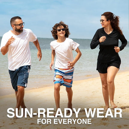 Bermudas de playa de secado rápido con raya Blake grandes para niños de Kanu Surf, color Royal/Naranja, talla M (10/12)