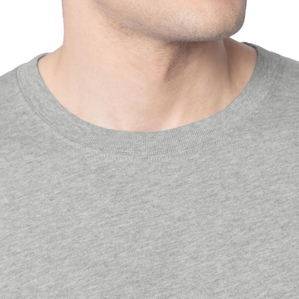 Fruit of the Loom Men's Eversoft Cotton T-Shirts (S-4XL), Pocket-2 Pack-Grey Heather, Large
