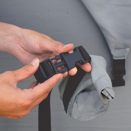 Funda para autocaravana Over Drive PermaPRO Tall Class B de Classic Accessories, se adapta a autocaravanas de 7.6 a 8.2 metros, funda para cámper, ajuste personalizable, resistente al agua, protección para todas las estaciones para autocaravanas, gris