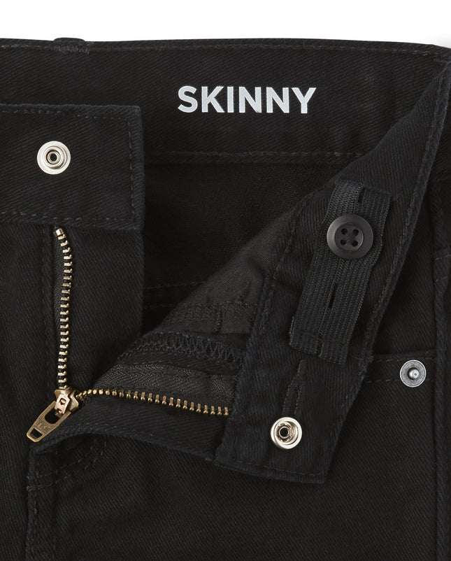The Children's Place Jean skinny pour garçon, délavage noir, 10 Svelte