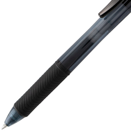 Pentel EnerGel-X Retractable Pen, 0.7 mm Tip - Black, Pack of 12, BL107-A