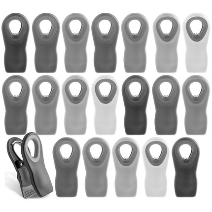 Cook with Color 20 Pc Bag Clips with Magnet, Food 