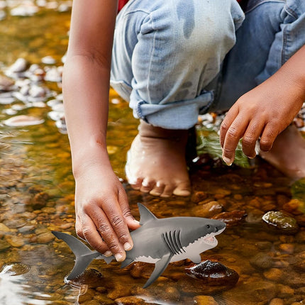 Schleich Wild Life - Great White Shark Toy Figurine - Kids Ages 3+ | 14809