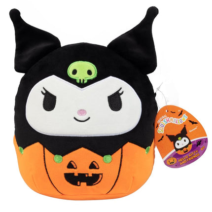 Squishmallows Original 8-Inch Kuromi Pumpkin - Official Jazwares Plush - Collectible Soft & Squishy Sanrio Stuffed Animal Toy - Gift for Kids, Girls & Boys