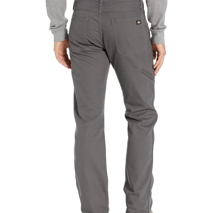Dickies Pantalón para hombre Tough Max Duck de doble rodilla, Stonewash Slate, 38W x 34L