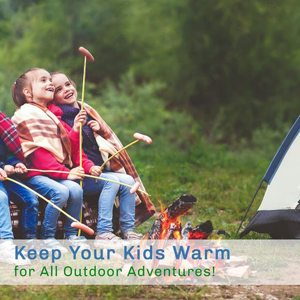 Wakeman Outdoors Kids Sleeping Bag-Lightweight, Carrying Bag with Compression Straps-for Camping, Backpacking, and Sleepovers (Neon Green/Black)
