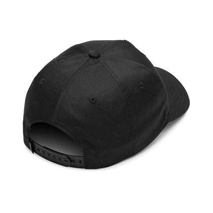 Volcom Unisex-Adult Quarter Twill Hat – 6-Panel Adjustable Snapback Baseball Cap with Stone LogoBaseball Cap, Keoki Black, One Size