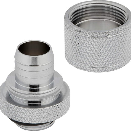 Corsair Hydro X XF Chrome Brass 10/13mm G1/4" Softline Compression Fittings - Four Pa