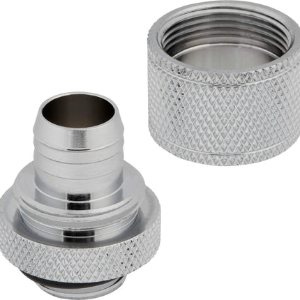 Corsair Hydro X XF Chrome Brass 10/13mm G1/4" Softline Compression Fittings - Four Pa