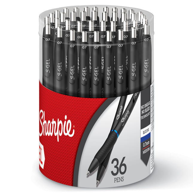 Sharpie S-Gel Pens, Medium Point (0.7mm), Blue Gel