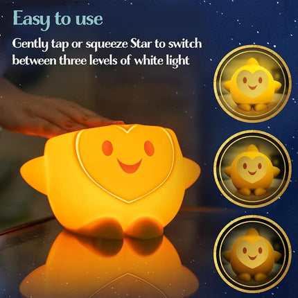 Disney Wish Color-Changing LED Squishy Tabletop Night Light, Fun Lamp, Ideal for Kids, Collectors Bedroom, Bathroom, Play Room, USB or Battery Powered, 79616
