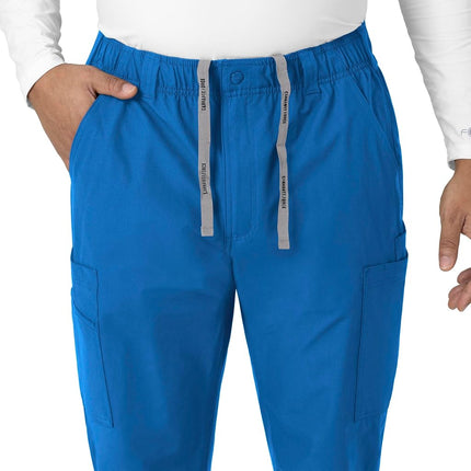 Carhartt Scrubs for Men, Force Essentials, Straight Leg Cargo Pants, with 9 Pockets, Royal, 2X Tall'