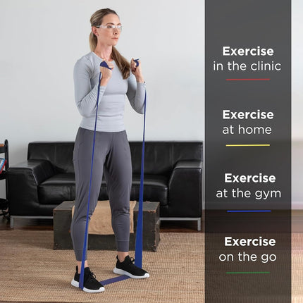 Thera-Band Exercise Bands, 5-Feet/12 mm, Blue
