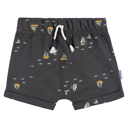 Gerber baby-boys T-shirt and Shorts Set, Sailboats, 24 Months