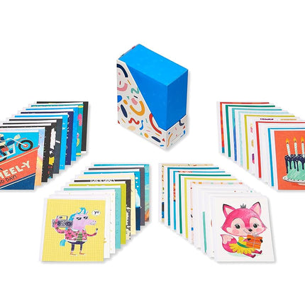 UK Greetings | Multipack of 40 Birthday Cards | Bright Designs