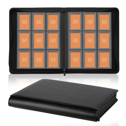 Toploader Binder,Trading Card Binder Storage Hold 