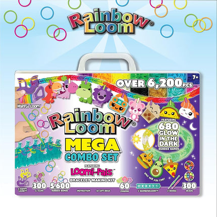 Rainbow Loom Loomi-Pals Glow in The Dark Mega Combo Set