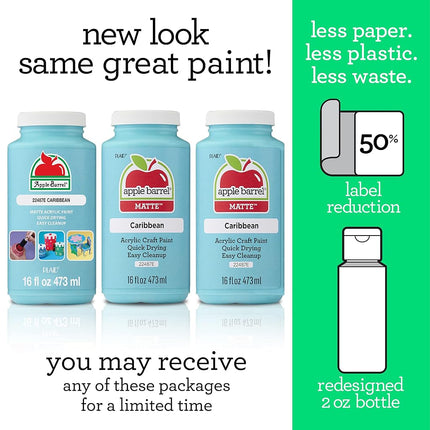 Apple Barrel Acrylic Paint in Assorted Colors (16 Ounce), 21142 Cobalt Blue