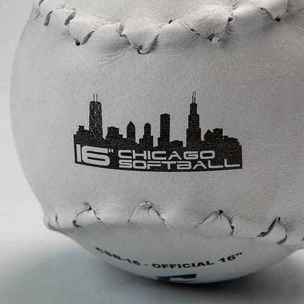 Champro Chicago Softball (White, 16-Inch)