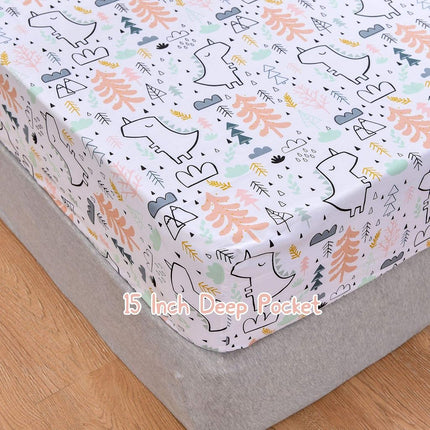JSD Cute Unicorn Kids Twin Sheet Set 3 Piece