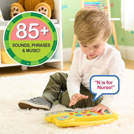 Cocomelon Learning Bus, Over 85 Learning Phrases, Counting, Alphabet, Music, Sounds, Yellow, Kids Toys for Ages 18 Month by Just Play