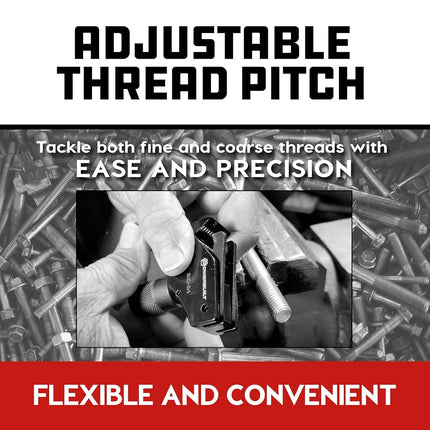 Powerbuilt Universal Thread Repair Tool 11/16" - 1-1/2" SAE / 17-38mm Metric - Fix Damaged Threads Tool - 643029ECE