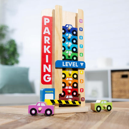 Melissa & Doug Stack & Count Parking Garage