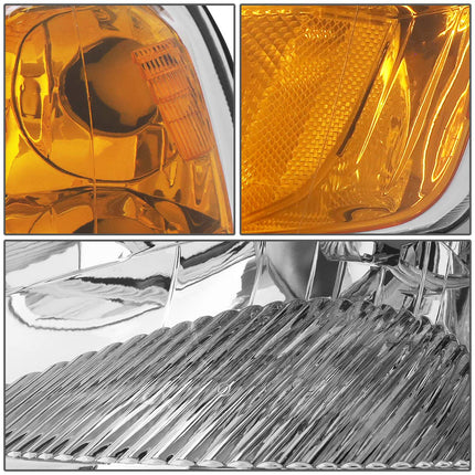 Conjunto de faros delanteros izquierdo/lado del conductor estilo fábrica DNA Motoring OEM-HL-0007-L