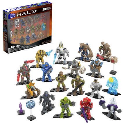 MEGA Halo Action Figures Building Toys Set, Charac