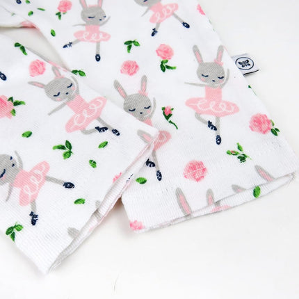 HonestBaby Multipack Harem Pants Roomy Fit Pull on Bottoms 100% Organic Cotton for Infant Baby Boys, Girls, Unisex, 3-Pack Tutu Cute, 6-9 Months