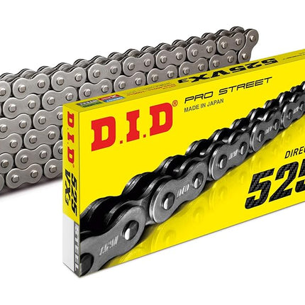 D.I.D 525VX3X110FB Black Steel 525VX3 X-Ring Chain
