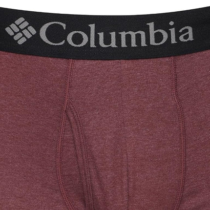 Columbia Men's Performance Cotton Stretch Boxer Brief-3 Pack, New Port/India/Black, S