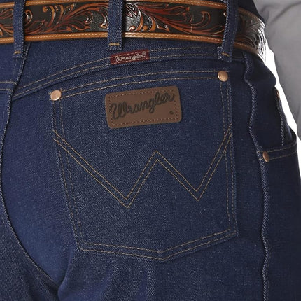 Wrangler Men's Cowboy Cut Relaxed Fit Jean, Rigid Indigo, 34W x 38L