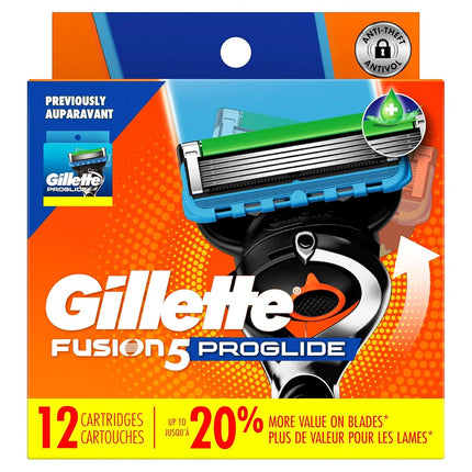 Gillette ProGlide Mens Razor Blade Refills, 12 Count