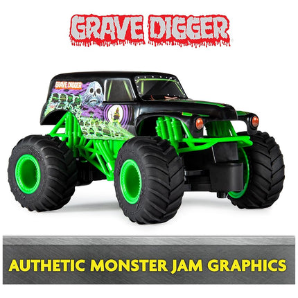 Monster Jam Official Megalodon Remote Control Monster Truck, 1:24 Scale, 2.4 GHz