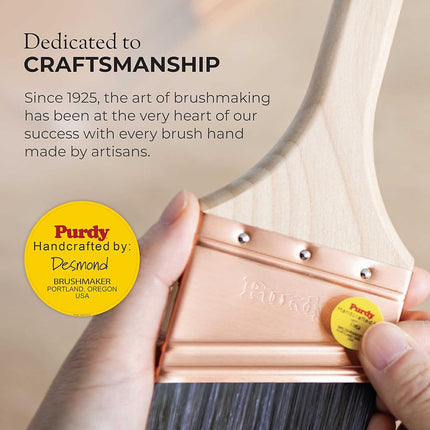 Purdy 144152230 Nylox Glide Brush, Natural, 3 Inch