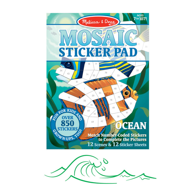 Melissa & Doug Mosaic Sticker Pad Ocean Animals (1
