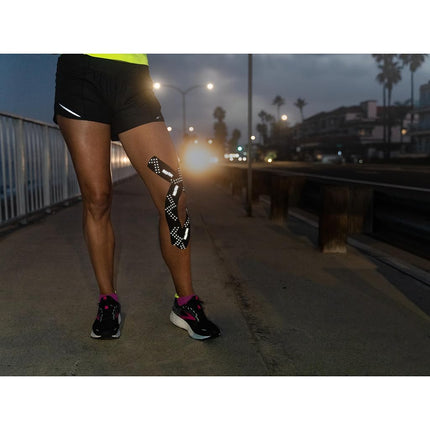 RockTape RockFlash Reflective Kinesiology Tape, Sport-Optimized