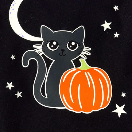 The Children's Place Baby Toddler Girls Long Sleeve Fashion Top Multis, Halloween Print 2-Pack, 3T