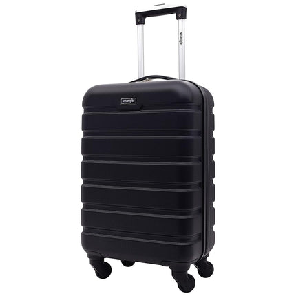 Wrangler Hardside Carry-on Spinner Luggage, Black, Carry-On 20-Inch, Hardside Carry-on Spinner Luggage