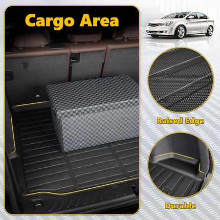 AZYT Floor Mats & Cargo Liner for Ford Edge 2015-2026
