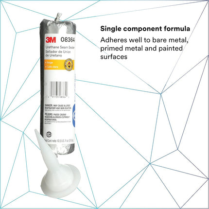 3M 08364 Ultrapro Mastic d'étanchéité uréthane beige en poche - 310 ml