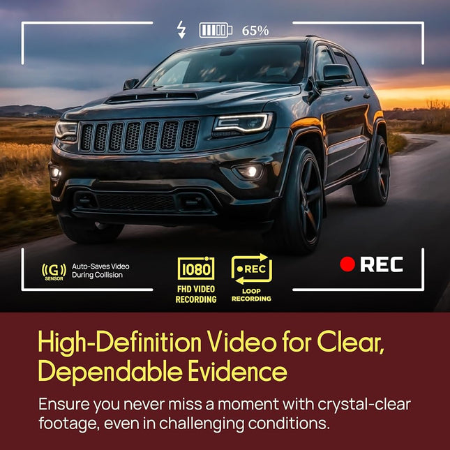 Pyle Dash Cam Rearview Mirror - 4.3� DVR Monitor Rear View Dual Camera Video Recording System in Full HD 1080p w/Built in G-Sensor Motion Detect Parking Control Loop Record Support - Pyle PLCMDVR49
