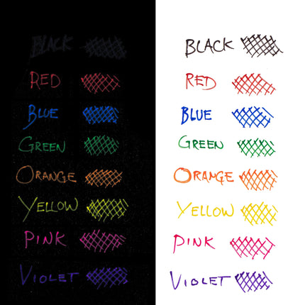 Bolígrafos de gel Pentel Mattehop K110-V7STA, 1,0 mm, trazo grueso, 7 colores surtidos, paquete de 7
