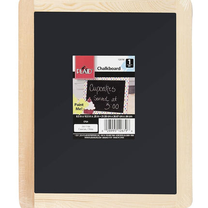 Plaid Enterprises Double Sided Framed Chalkboard, 6 Pack