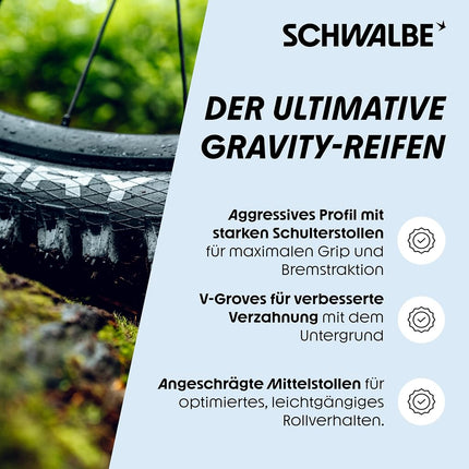 Schwalbe Magic Mary Addix Soft St Tle, Copertone per Bicicletta Unisex Adulto, Nero, 29x2.60