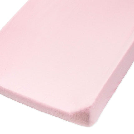 HonestBaby Baby Organic Cotton Changing Pad Covers (Set of Two) Winter Accessory, Rose Blossom/Pink, One Size