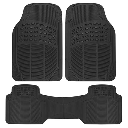 BDK ProLiner Floor Mats for Cars Trucks SUV, 3-Pie